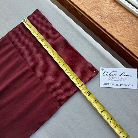 S/M Miz Seamless High Waist Burgundy Wine Leggings Small Medium Callie Zenana - Picture 8 of 11